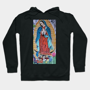 Virgin of Guadalupe and the Angel Hoodie